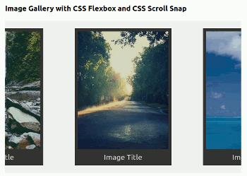 scrolling pictures html code